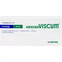 ABNOBAVISCUM Crataegi D 10 ampoules, 8 pièces