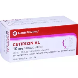 CETIRIZIN AL 10 mg de comprimés de films, 100 pc