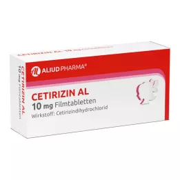CETIRIZIN AL Comprimés pelliculés à 10 mg, 7 pcs