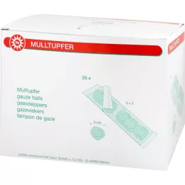 TUPFER Ensemble 2+3 stérile, 25 pièces