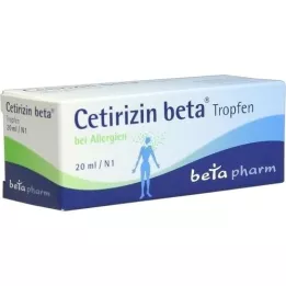 Cétirizine beta gouttes, 20 ml