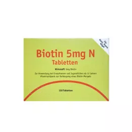 BIOTIN Comprimés de N à 5 mg, 150 pièces