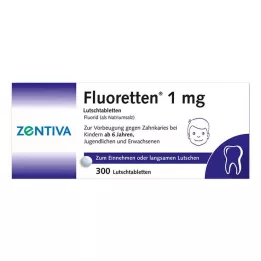 FLUORETTEN Comprimés de 1,0 mg, 300 pièces