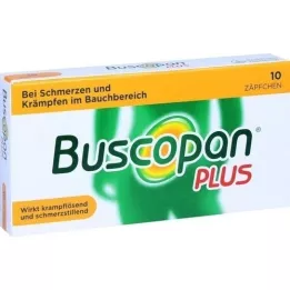 BUSCOPAN plus 10 mg / 800 mg suppositories, 10 pc