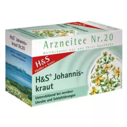 H&amp;S Sachets filtrants pour millepertuis, 20 x 2,0 g