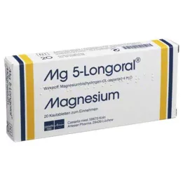MG 5 LONGORAL comprimés à croquer, 20 pcs