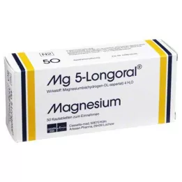 MG 5 LONGORAL Comprimés à croquer, 50 pcs