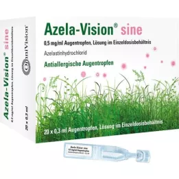 AZELA-Vision Sine 0,5 mg / ml Ratie oculaire. Einzelose., 20x0,3 ml