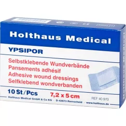 WUNDVERBAND Ypsipor stérile 5x7,2 cm, 50 pièces