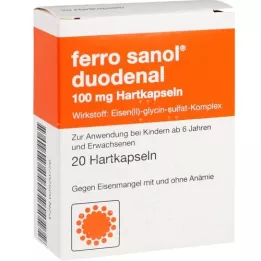 FERRO SANOL Duodénal Hartkaps.M.MSR.überz.pell., 20 pc