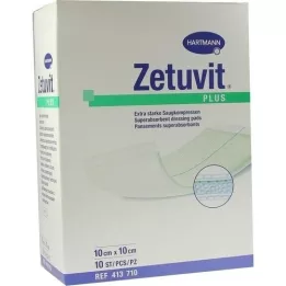 ZETUVIT Plus daspiration supplémentaire compt.séril 10x10 cm, 10 pc