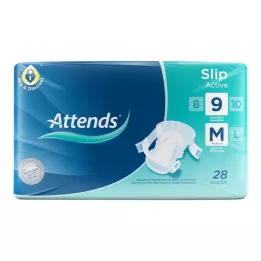 ATTENDS Slip Active 9 M, 28 pièces