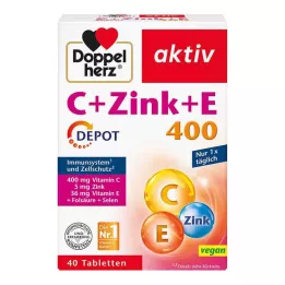 DOPPELHERZ Comprimés de dépôt C+Zinc+E, 40 pièces