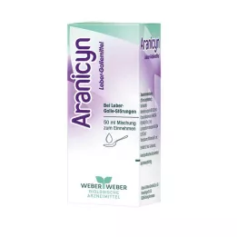 ARANICYN Mélange de remèdes pour la bile du foie, 50 ml