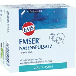EMSER Nose rinçage au sel physiologiquement btl., 20 pc