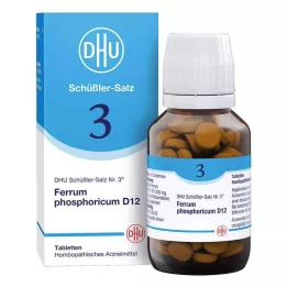 BIOCHEMIE DHU 3 comprimés de Ferrum phosphoricum D 12, 200 pcs