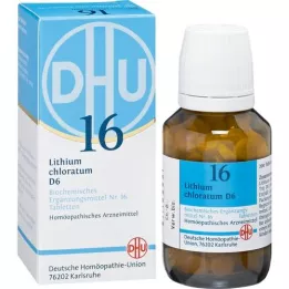 BIOCHEMIE DHU 16 Lithium chloratum d 6 comprimés, 200 pc