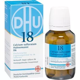 BIOCHEMIE DHU 18 Sulfuratum de calcium D 6 comprimés, 200 pc