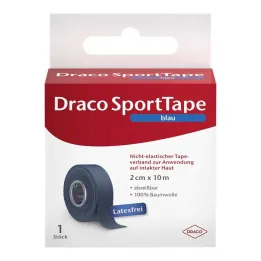 Bandage en ruban Draco 10mx2cm bleu, 1 pc