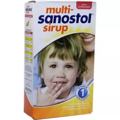 MULTI SANOSTOL sirup sans sucre ajouté, 260 g