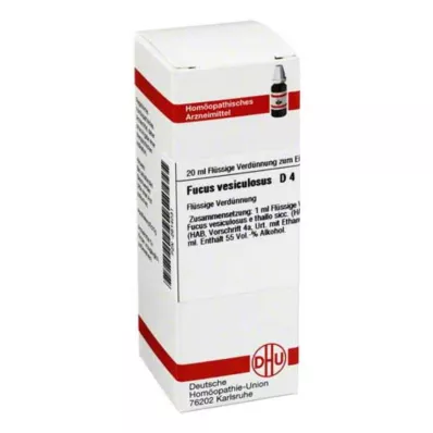 FUCUS VESICUL D 4, 20 ml FUCUS VESICUL D 4, 20 ml