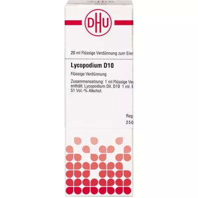 LYCOPODIUM Dilution D 10, 20 ml