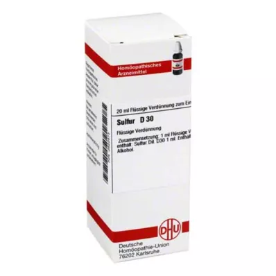 SULFUR Dilution D 30, 20 ml