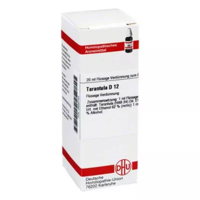 TARANTULA Dilution D 12, 20 ml TARANTULA Dilution D 12, 20 ml