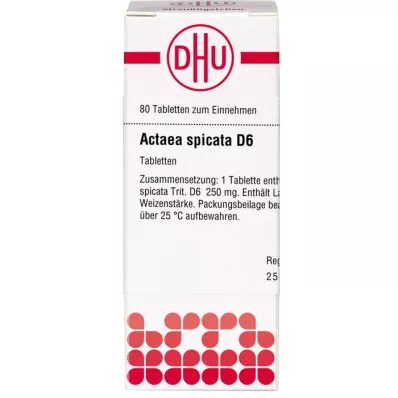 Actaée Spic D 6, 80 pc Actaée Spic D 6, 80 pc