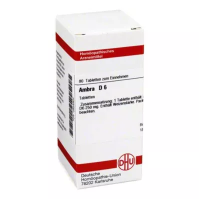 AMBRA D 6 comprimés, 80 pcs