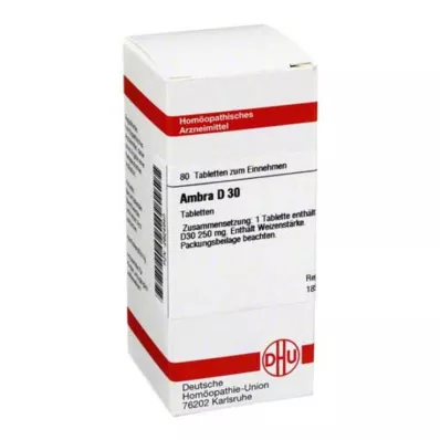 AMBRA D 30 comprimés, 80 pièces