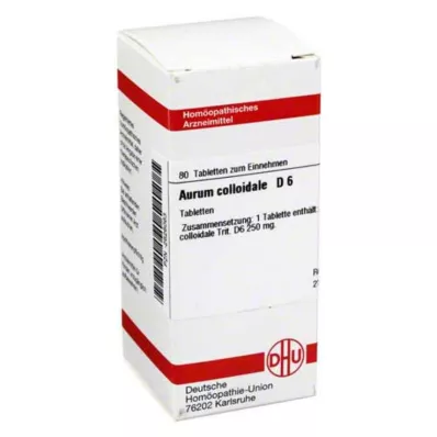 AURUM COLLOIDALE D 6 comprimés, 80 pcs