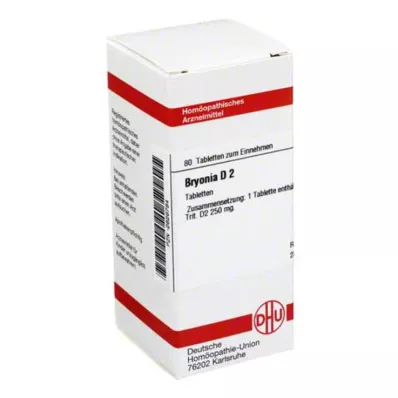BRYONIA D 2 comprimés, 80 pcs BRYONIA D 2 comprimés, 80 pcs