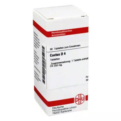 CACTUS D 4 comprimés, 80 pcs
