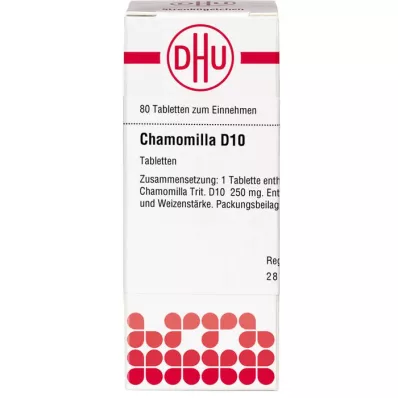 CHAMOMILLA D 10 comprimés, 80 pc