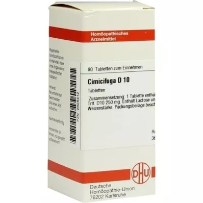 CIMICIFUGA D10, 80 pc CIMICIFUGA D10, 80 pc