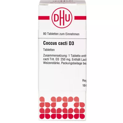 Coccus Cacti D 3, 80 pc Coccus Cacti D 3, 80 pc