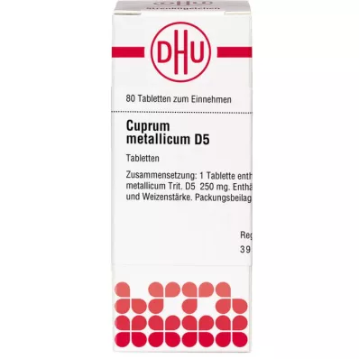 Cuprum rencontré D 5, 80 pc Cuprum rencontré D 5, 80 pc