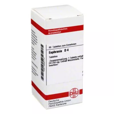 EUPHRASIA D 4 comprimés, 80 pcs