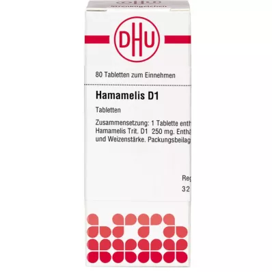 HAMAMELIS D 1 comprimés, 80 pc HAMAMELIS D 1 comprimés, 80 pc