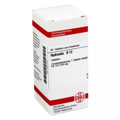 HYDRASTIS D 12 comprimés, 80 pcs