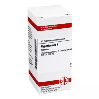 HYPERICUM D 4 comprimés, 80 pcs