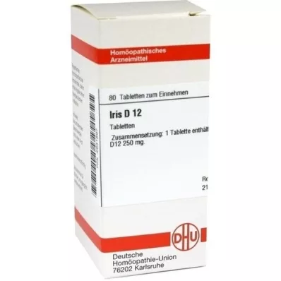 IRIS D 12 comprimés, 80 pc