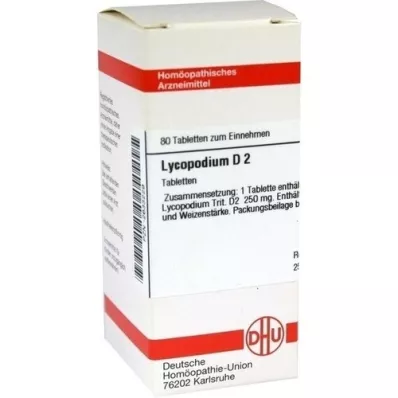 LYCOPODIUM D 2 comprimés, 80 pc