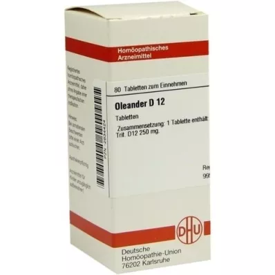 OLEANDER D 12 comprimés, 80 pc OLEANDER D 12 comprimés, 80 pc
