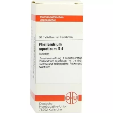 PHELLANDRIUM AQUATICUM D 4 comprimés, 80 pc