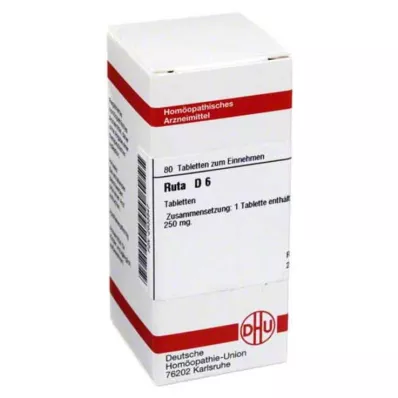 RUTA D 6 comprimés, 80 pcs
