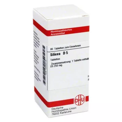 SILICEA D 5 comprimés, 80 pcs