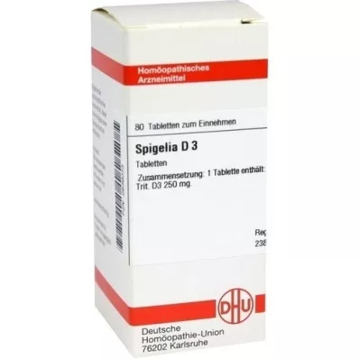 SPIGELIA D 3 comprimés, 80 pc