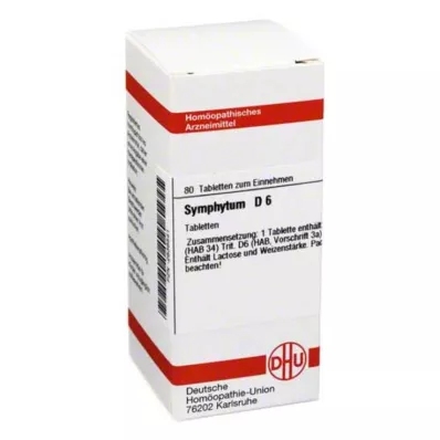 SYMPHYTUM D 6 comprimés, 80 pcs SYMPHYTUM D 6 comprimés, 80 pcs